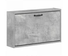 Sieninis batų kabinetas HAARLEM 71 x 17 x 43 cm Betono pilka
