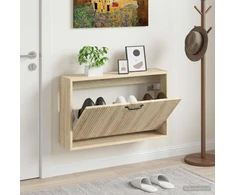 Sieninis batų kabinetas HAARLEM 71 x 17 x 43 cm Sonoma ąžuolas