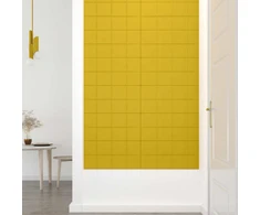 Sieninis galvūgalis 12 pcs Geltona 60 x 30 cm Aksomas