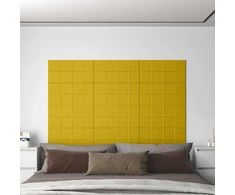 Sieninis galvūgalis 12 pcs Geltona 60 x 30 cm Aksomas