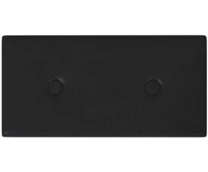 Sieninis galvūgalis 12 pcs Juodas 30 x 15 cm Dirbtinė oda
