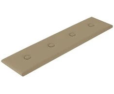 Sieninis galvūgalis 12 pcs Kapučino 60 x 15 cm Dirbtinė oda