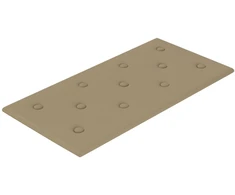 Sieninis galvūgalis 12 pcs Kapučino 60 x 30 cm Dirbtinė oda