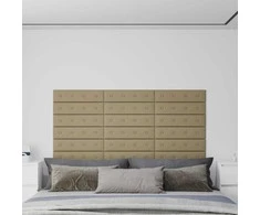 Sieninis galvūgalis 12 pcs Kapučino 60 x 15 cm Dirbtinė oda