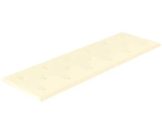 Sieninis galvūgalis 12 pcs Kreminė 90 x 30 cm Dirbtinė oda