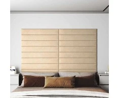 Sieninis galvūgalis 12 pcs Kreminė 90 x 15 cm audinys