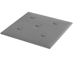 Sieninis galvūgalis 12 pcs Pilka 30 x 30 cm Dirbtinė oda