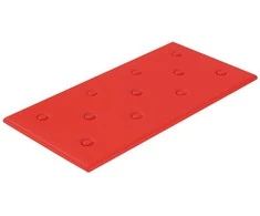 Sieninis galvūgalis 12 pcs Raudona 60 x 30 cm Dirbtinė oda