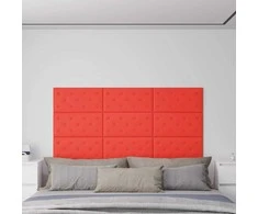 Sieninis galvūgalis 12 pcs Raudona 60 x 30 cm Dirbtinė oda
