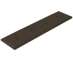 Sieninis galvūgalis 12 pcs Ruda 60 x 15 cm Dirbtinė oda