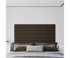 Sieninis galvūgalis 12 pcs Ruda 60 x 15 cm Dirbtinė oda