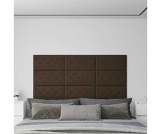 Sieninis galvūgalis 12 pcs Ruda 60 x 30 cm Dirbtinė oda