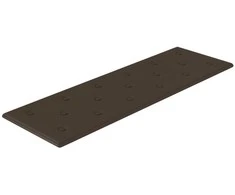 Sieninis galvūgalis 12 pcs Ruda 90 x 30 cm Dirbtinė oda