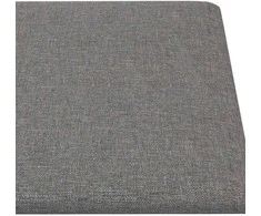 Sieninis galvūgalis 12 pcs 60 x 30 cm Šviesiai pilka audinys