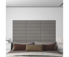 Sieninis galvūgalis 12 pcs Šviesiai pilka 60 x 15 cm audinys