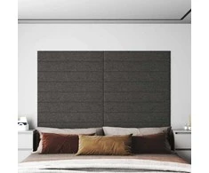 Sieninis galvūgalis 12 pcs Tamsiai pilka 90 x 15 cm audinys