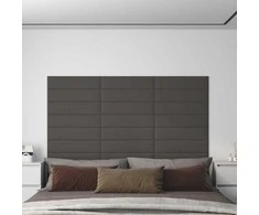 Sieninis galvūgalis 12 pcs Tamsiai pilka 60 x 15 cm audinys