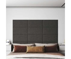 Sieninis galvūgalis 12 pcs Tamsiai pilka 60 x 30 cm audinys
