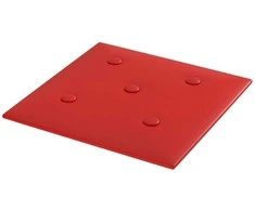 Sieninis galvūgalis 12 pcs Vyno raudona 30 x 30 cm Dirbtinė oda