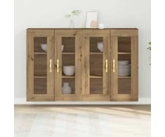 Sieniniai baldai 2 pcs Amatininkų ąžuolas 69,5 x 34 x 90 cm