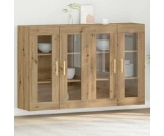 Sieniniai baldai 2 pcs Amatininkų ąžuolas 69,5 x 34 x 90 cm