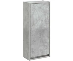 Sieninis kriauklės vanitas Betono pilka 35 x 20 x 81 cm