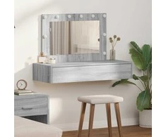 Makiažo stalas Pilka 100 x 40 x 70 cm Apdirbta mediena
