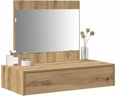 Makiažo stalas su stalčių Ruda 83 x 40 x 70 cm Apdirbta mediena