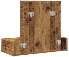 Makiažo stalas su stalčių Ruda 83 x 40 x 70 cm Apdirbta mediena