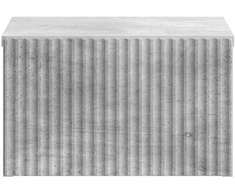 Sieninis naktinis staliukas Betono pilka 33 x 34,5 x 20 cm