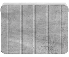Sieninis naktinis staliukas Betono pilka 33 x 34,5 x 24 cm