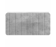 Sieninis naktinis staliukas Betono pilka 49 x 34,5 x 24 cm