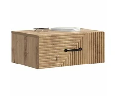 Sieninis naktinis staliukas su stalčių 2 pcs Artisano ąžuolo