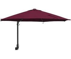 Sodo skėtis Bordo raudona 248 x 248 x 148 cm