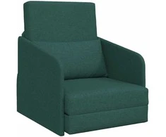 Sofa lova Tamsiai žalia 65 x 80 x 83 cm audinys