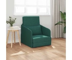 Sofa lova Tamsiai žalia 65 x 80 x 83 cm audinys