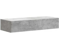 Sieninis šoninis staliukas Betono pilka 87,5 x 34,5 x 17 cm