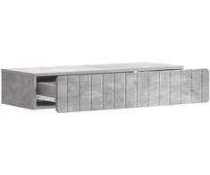 Sieninis šoninis staliukas Betono pilka 87,5 x 34,5 x 17 cm