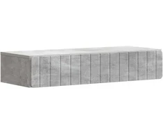 Sieninis šoninis staliukas Betono pilka 87,5 x 34,5 x 17 cm