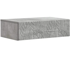 Sieninis šoninis staliukas Betono pilka 59 x 34,5 x 17 cm