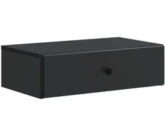 Sieninis šoninis staliukas Juoda 59 x 34,5 x 17 cm
