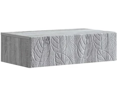 Sieninis šoninis staliukas Pilka Sonoma 87,5 x 34,5 x 17 cm