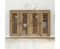 Sieniniai baldai 2 pcs Amatininkų ąžuolas 69,5 x 34 x 90 cm