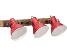 Pakabinamas šviestuvas Sieninis šviestuvas, baltintas raudonas, 65x25cm, 25W, E27