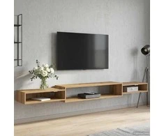 Sieninis televizoriaus stovas Sieninis Artisano ąžuolo