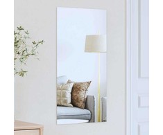 Sieninis veidrodis Stačiakampio 40 x 80 cm grūdintas stiklas