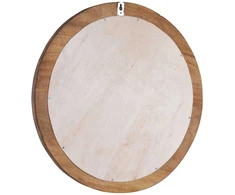 Sieninis veidrodis, 60cm, tikmedžio mediena, apskritas