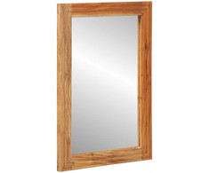 Vonios veidrodis Ruda 70 x 50 x 2.5 cm Stiklas ir kieta akacija