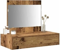 Makiažo stalas su stalčių Ruda 83 x 40 x 70 cm Apdirbta mediena