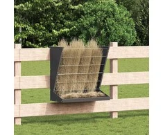 Šieno šėriklas Juoda 71 x 33 x 70 cm Šaltai valcuita plienas